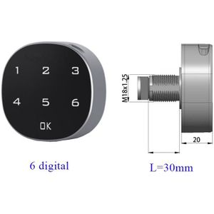 Keyless Touch Toetsenbord Wachtwoord Kabinet Lock Digitale Elektrische Kast Lade Locker