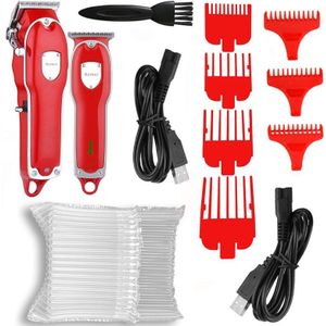 Combo Pro Elektrische Tondeuse Voor Mannen Kapper Tondeuse Baard Oplaadbare Haar Snijgereedschap Machine Cordless