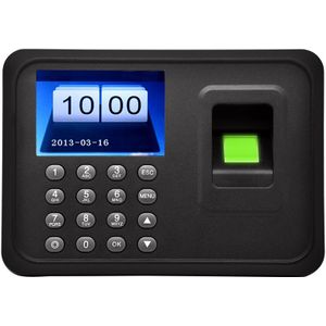 2.4 "Tft Lcd Display Usb Biometrische Vingerafdruk Aanwezigheid Machine Dc 5V/1A Time Clock Recorder Werknemer Controleren-In Reader A6