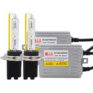 SKYJOYCE AC 55 w Snelle Heldere F5 Digitale HID Ballast Xenon H7 H1 H11 H3 9005 9006 D2H 5500 k HID Lamp Kit 55 w H7 HID Conversie Kit