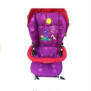 Brand Baby Baby Kussen Pad Giraffe Print Autostoel Pad Katoen Matten Verdikte Uitbreiding Kinderwagen Zitkussen