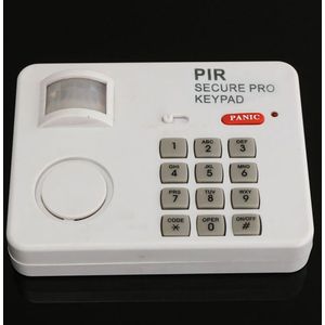 Pir Wireless Motion Sensor Alarm Met Beveiliging Toetsenbord Voor Thuis Deur Garage Schuur Installeren Batterij Aangedreven Infrarood Alarm
