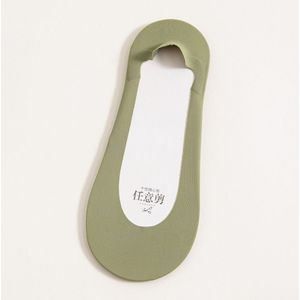 Cut Elke Ijs Kousen Vrouwen Hak Siliconen Kan Niet Vallen De Hak Katoen Antislip Ademend Boot sokken Snoep Kleur Invisibl