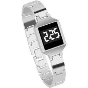 Europese Sleek Luxe Mannen Horloge Legering Digitale Led Sport Armband Casual Paar Polshorloge Relogio Masculino