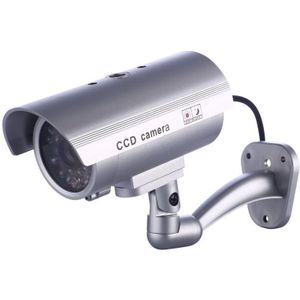 Dummy Bewaking Beveiliging Cctv Surveillance Camera Knipperende Rode Led Flash Light Ir Outdoor Indoor Camera