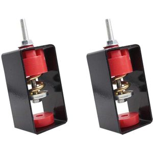 Elastomeer Hanger-Lente Vibration Isolator - Anti Trillingen Plafond Opgeschort Gemonteerd-Studio, home Theater (2 Pack)