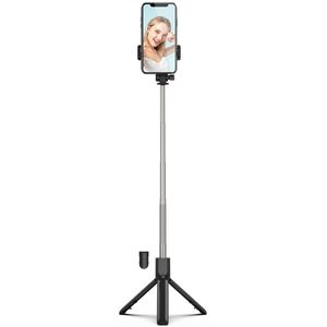 Draadloze Selfie Stok Aluminium Telescopische Pole Smart Telefoon Handheld Selfie Stand Statief All-In-One Desktop Stand