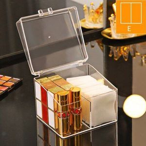 Make-Up Spons Opbergdoos Cosmetische Bladerdeeg Lipstick Houder Wattenstaafjes Houder Reiniging Wattenschijfje Storage Case