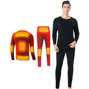 Warm Ondergoed Pak Winter Intelligente Temperatuurregeling Warm Koud Proof Elektrische Verwarming Kleding Broek Verwarming Warm Pak