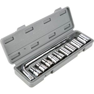 10 Stks/set 8-24 Mm Precisie Dopsleutel Set Schroevendraaier Mouw Handje Reparatie Automobile Motorfiets Professionele Gereedschapskist set