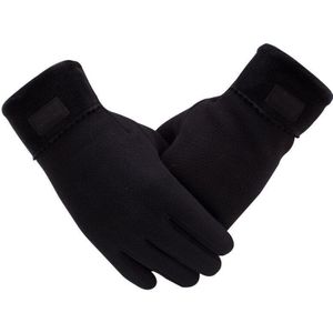 Vrouwen Winter Warm Houden Touch Screen Plus Fluwelen Binnenkant Thicken Outdoor Fietsen Winddicht Zachte Mode Eenvoudige Handschoenen