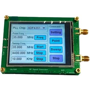 35-4400M ADF4351 Rf Signaal Bron Signaal Generator Wave/Punt Frequentie Druk Sn Lcd Display Control