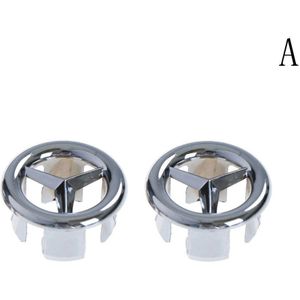 2Pcs Sink Gat Ronde Overloop Cover Keramische Potten Wastafel Sink Overloop Covers Keuken Hotels Badkamer Accessoires
