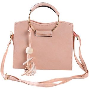 Koreaanse Versie Van De Buitenlandse Handel Vrouwelijke Tas Metalen Ring Mini Kleine Vierkante Tas Schouder Messenger Bag Tij