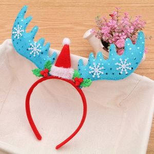 Kerst Haarband Haarspeldjes Kinderen Volwassen Hoofdband Dressing Up Kleuterschool Kerstman Antlers Haaraccessoires