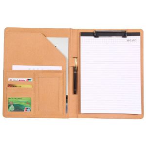 A4 Klembord Padfolio multifunctionele Vullen Producten Map voor Documenten School Kantoorbenodigdheden Organizer PU Portfolio HJW311