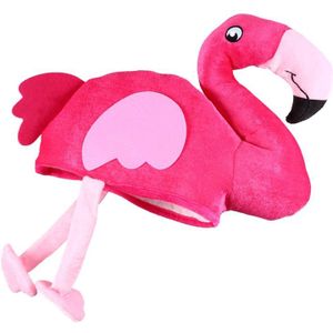 1 Pc Flamingo Hoed Novelty Flamingo Hoofddeksels Grappig Cosplay Kleding Accessoires Zachte Cap Pasen Decoratie Party Kostuum