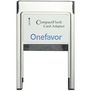 ! 10 stks/partij onefavor CF Compact Flash Card Flash Compact Laptop pcmcia Reader Adapter Converter