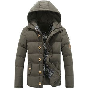 Mode Jasje Man Stijl Casual Jas Dikke Warme Winter Uitloper Jas Mannelijke Slanke Katoenen Jas Heren Parka Heren capuchon