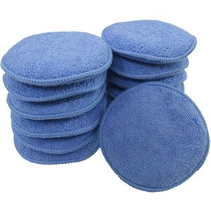 4 stuks Soft Microfiber Car Polish Plasti Dip Auto Spons Doeken Wax Polijsten Pad Detaillering Microfiber Applicators Hard