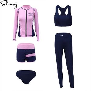 Stijl Vrouwen Full Body Scuba Surfen Duiken Wetsuits 5 Stukken Jumpsuit Snorkelen Nat Pak Sport Badmode Voor vrouwen