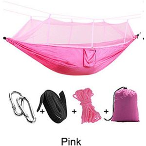 Creatieve Anti-Muggenbeten Hangmat Ultralight Klamboe Parachute Hangmat Draagbare Outdoor Reizen Rust Slaap Bed