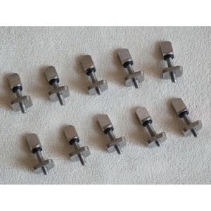 Roestvrij Staal Handmatige Tip Sup Centrum Fin Schroef Plaat Lange plank Schroef En Plaat Smart Schroef Longboard Fin Doos Schroef (10 pcs)