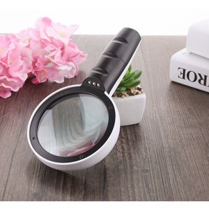 1Pcs Handheld Hoge Vergroting 15x 30x Double Layer Lens Vergrootglas Met 3LED Lichten Verbeterde Verlichte Voor Sieraden Lezen