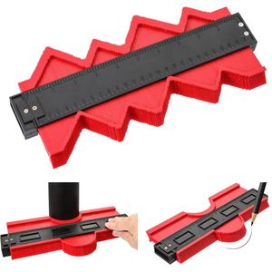 12/14/25 Cm Onregelmatige Contouren Gauge Arc Heerser Plastic Gauge Profiel Schaal Template Schaal Betegelen Laminaat