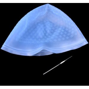 Siliconen Haarverf Cap Haar Verven Tool Cap Hittebestendig Zuur En Alkali Siroop Algemene Hoofd Type Benadrukken Cap