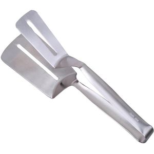 Rvs Eten Tang Gebakken Vis Steak Clip Tong Bbq Grillen Tong Non-stick Barbecue Grillen Koken Tang Keuken gereedschap
