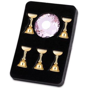 Nail Gereedschap Nail Vinger Ondersteunt Nail Crystal Base Nail Ondersteunt Praktijk Base Diamond Vorm Beginnende Praktijk Essentiële