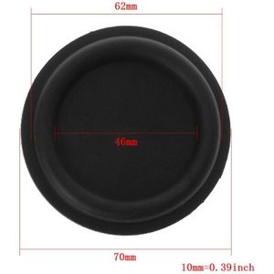 2 Pcs Bass Radiator Woofer Trillingen Membraan Passieve Luidspreker Subwoofer 70 Mm Diy Home Theater Reparatie Kit Pxpe