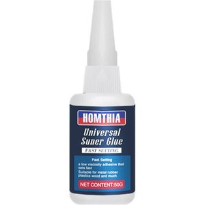 50Ml Universele Super Lijm Sterke Plastic Lijmen Voor Repareren Hars Keramische Glas Metaal