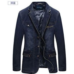 Lente Herfst Casual Pak Heren Koreaanse Slim Denim Kleine Pak Heren Denim Jasje