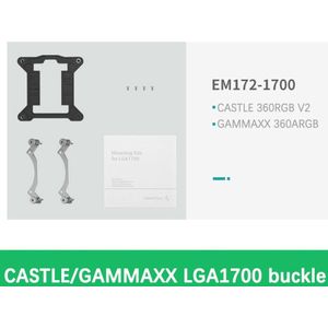 Deepcool LGA1700 Beugel 12th Generatie Cpu Montagebeugel Kit Neptwin Assassin Kasteel Gammaxx Waterkoeling 400 Koeler