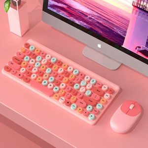 Draadloze Bluetooth Toetsenbord En Muis Portable Mini Toetsenbord Muis Combo Set Voor Notebook Laptop Mac Desktop Pc Computer Smart T