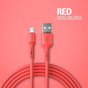 Rock 3A Micro Usb Kabel Voor Xiaomi Redmi Note 5 Pro Android Mobiele Telefoon Datakabel Voor Samsung S7 J7 microusb Charger Usb-kabel