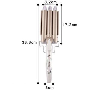 Corrugation Krultang Triple Krultang Keramische Styler Professionele Kappers Gereedschap Stijltang Elektrische Haar Stijl