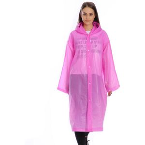 Womens Mens Helder Waterdichte Jas Pe Hooded Regenjas Regenjas Transparante Festival Outdoor Effen Regenjassen