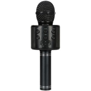 WS858 Draadloze Bluetooth Microfoon Karaoke Condensator Microfoon Professionele Microfoon Radio Studio Opname Microfoon Met Led Licht