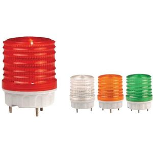 Mini LED Baken Knipperende/Steady Licht Signaal Waarschuwing Lamp LTE-5041 Geen Buzzer Diameter 50mm