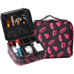 Qehiie Cosmetische Geval Oxford Doek Cosmetische Bag Travel Organizer Vrouwen Schoonheidsspecialiste Grote Capaciteit Make-Up Tas