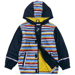 Jongens Winddicht Ondoordringbare Regen Jas Meisjes Jas Kinderen Regen Jassen Kids Pu Fleece Hooded Bovenkleding Cartoon Kind Kleding