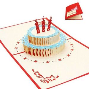 10Pcs 3D Pop Up Kaart Verjaardag Valentijn Handgemaakte Wenskaarten Uitnodigingen Liefde