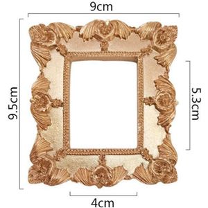 Luxe Reliëf Fotolijsten Vogel Bloem Frames Goud Familie Foto Houder Hars Voor Pictures Home Fotowand Decor Accessoires