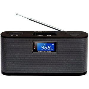 Panda Stereo Radio Speaker-Afstandsbediening, Hifi Audio Soundcore Mp3 Speler Ondersteuning Sd-kaart, Usb-schijf, headset Luisteren Naar Muziek