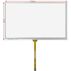 7 Inch Touch Screen Digitizer Glas Panel Voor Auto Dvd 164*99Mm 4 Wire Touch Screen Panel