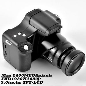 18x Hd Digitale Camera Mirrorless 1080P 3.0 Inch Lcd-scherm Tf Card Camera Maximale Ondersteuning 32Gb Ingebouwde in Externe Microfoon