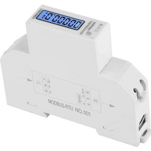 5-100A 220V Energy Meter Eenfase RS485 Modbus Protocol Lcd Backlit Display Din Rail Watt Meter Energiemeter